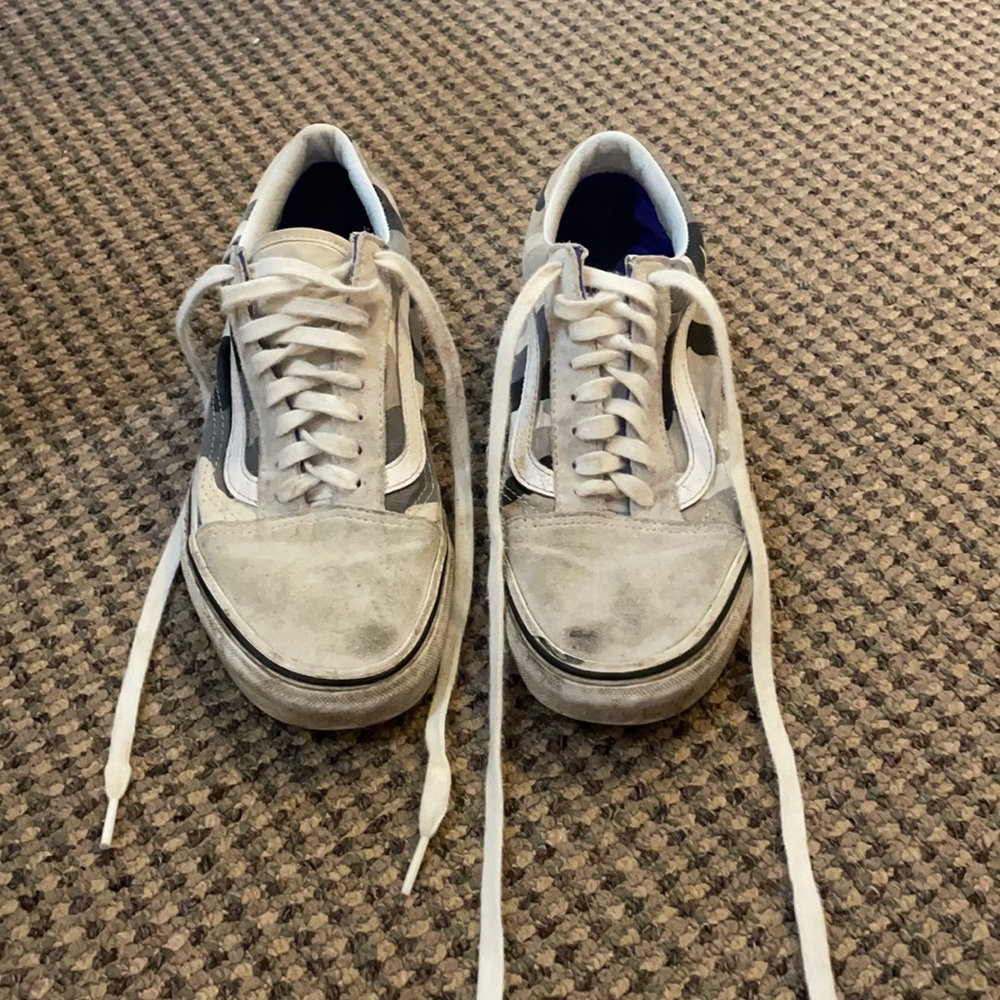 Gray Camo Vans